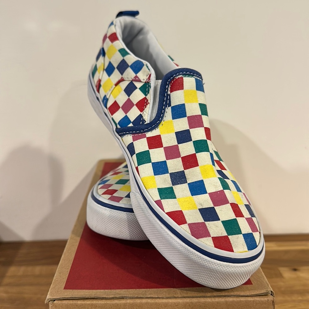 Vans Asher checkerboard sneakers